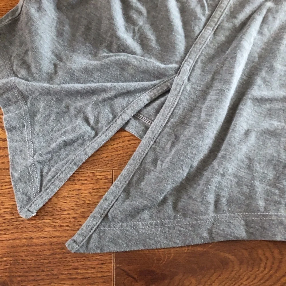 Nike gray short sleeve tee with tie back in size 6x